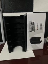 Tumbler Lid Storage  | Organize Lids In Cabinets or Counters | 5 Lid FREE SHIP