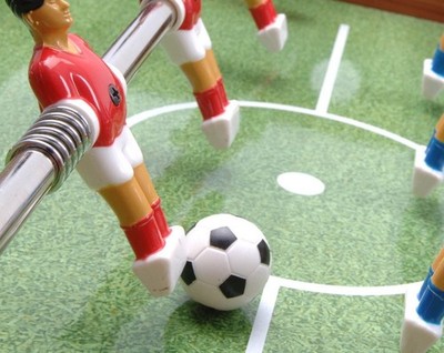 3er Set schwarz-weiße Garlando Tischfußballbälle (31 mm Durchmesser) (UK)