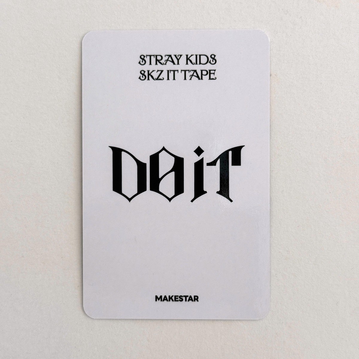 Kpop Stray Kids SKZ IT TAPE DO IT MakeStar Lucky Draw Event