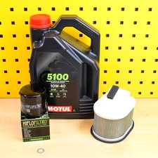 Service Set Oil Air Filter Oil Filter Motul 5100 10w40 for: Kawasaki Z1000 (ZR1000)