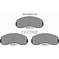 Textar 2378401 Bremsbelagsatz FüR KIA Asia Motors K2500 K2700 K2900 Besta SD