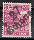 Local Germany Bezirk 1948 overprint Schöneck used