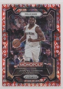 2023-24 Panini Prizm Monopoly Free Parking Prizm Zion Williamson #55