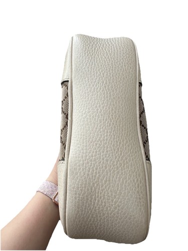 Gucci GG Canvas Bree Crossbody Camera Bag Preloved - Foto 9 di 18