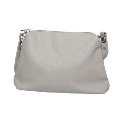Orsay, Umhängetasche, Damen, Polyester, Grau, Einfarbig, 29, 7, 19 cm #SGE