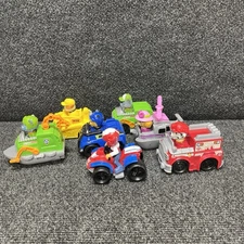 Paw Patrol Lot of 6 Die Cast True Metal Vehicles Cars Nickelodeon