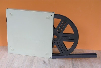 120m Super-8 Filmspule PORST Film-Leerspule Kunststoff-Box 70er (GK) - Bild 1 von 2