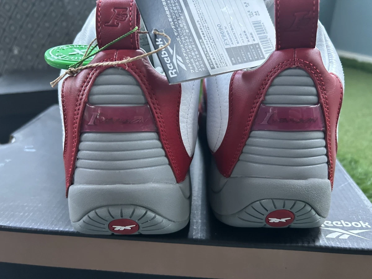 Reebok Answer 4 OG 2021 White Red for Sale | Authenticity