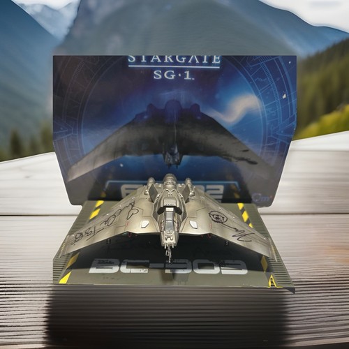 Stargate SG-1 Quantum Mechanix F-302 Interceptor Autographed By 5 Cast Members