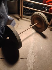 Vintage Hand Cart Baby Buggy Or Pedal Car Wheels