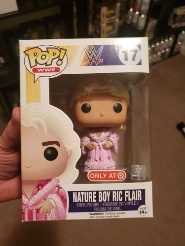 NIB Funko POP! WWE #17 NATURE BOY RIC FLAIR Target Excl. Vinyl Figure Vaulted