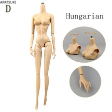 Hungarian Replacement 1/6 DIY Movable Jointed Doll Body For FR Girl Doll Toys