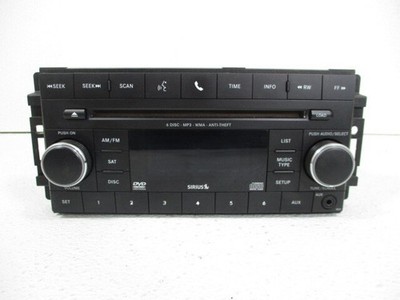 2011-2012 Jeep Compass MP3 6 CD DVD Satellite Radio Receiver Face ID REQ OEM LKQ