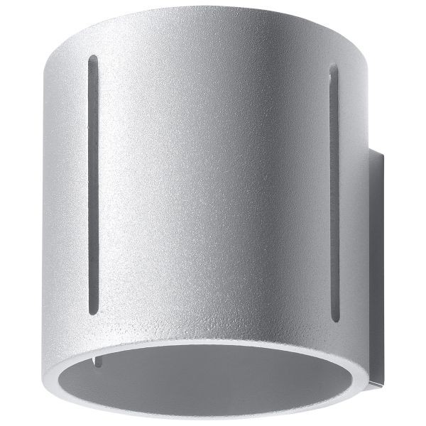 Applique gris aluminium Inez avec douille G9 pour éclairage intérieur