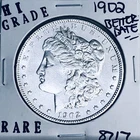 1902 P MORGAN SILVER DOLLAR HI GRADE GENUINE U.S. MINT RARE COIN 8717