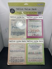 Colorb k Vellum Value Pack for scrapbooking and paper crafting
