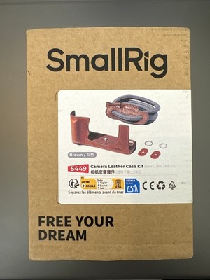 SmallRig Leather Half Case Kit for Fujifilm X-E5 (Brown) Model 5449 New & Sealed