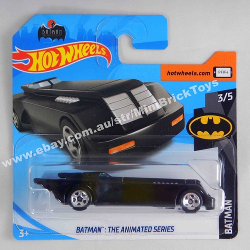 NEW Hot Wheels Batman: The Animated Series BTAS BATMOBILE 1/64 Short Card Sealed