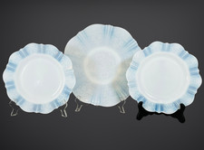 MacBeth Evans American Sweetheart Monax 3 Pc Depression Glass Plate Set