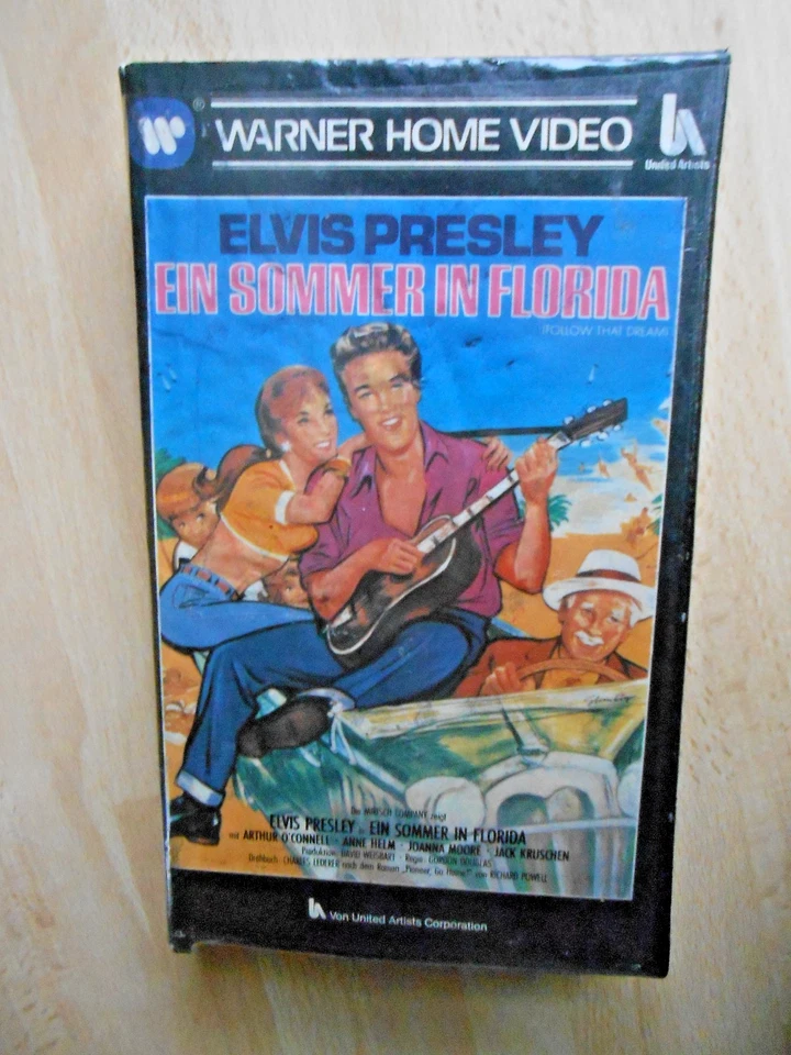 ELVIS  PRESLEY - "EIN SOMMER IN FLORIDA - VHS VIDEOCASSETTE 1984  WARNER HOME !!