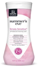 Summer's Eve Simply Sensitive Daily Feminine Body Wash, Removes Odor, 15 Fl Oz