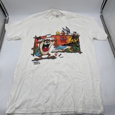 Vintage Looney Tunes 1989 TAZ Tours Shirt Adult XL