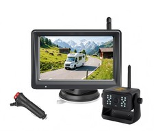 Wireless 5'' HD Monitor DVR 1080P Backup Camera For RV Trailer SUV truck Camper