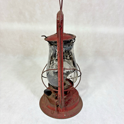 Antique Red Paull's Lantern No. 0 Broken Glass Globe | eBay