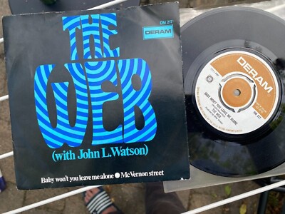 The Web with John L Watson - Baby Won't You Leave Me Alone 1968 NL 45 DERAM EX+