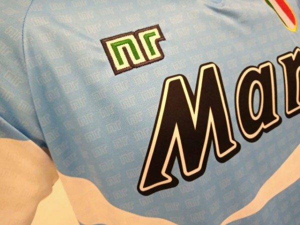 ナポリ マラドーナ　80s ヴィンテージ Maradona Napoli Mars Retro Soccer Jersey Shirt 1990/1991