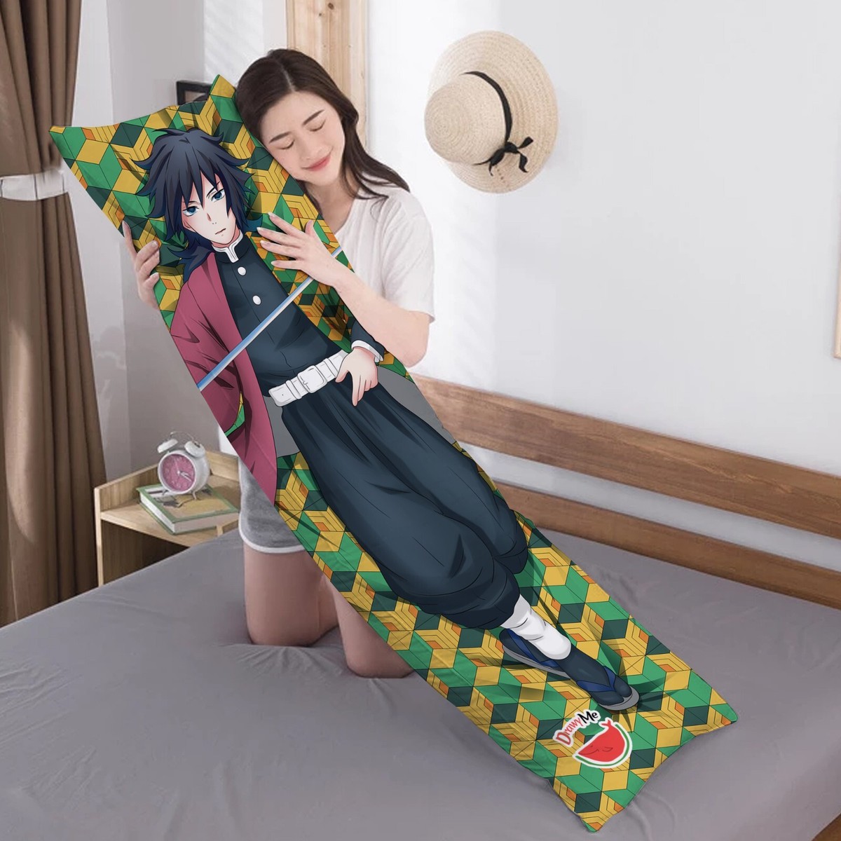 Acheter Muichiro Tokito Kimetsu No Yaiba Taie D'oreiller 40*40 Cm Décoration De La Maison Démon Slayer Anime Housse De Coussin Taie D'oreiller En Velours