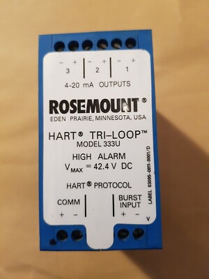 Rosemount 333U Hart Tri-Loop Signalwandler Modul - gebraucht