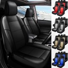 Universal For Honda Leather Car Seat Covers Full Set Front Rear 5-Seat Protector