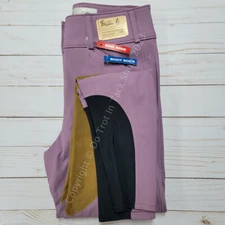 Tailored Sportsman Ladies Vintage Trophy Hunter Sock Bottom Breeches Grapeade