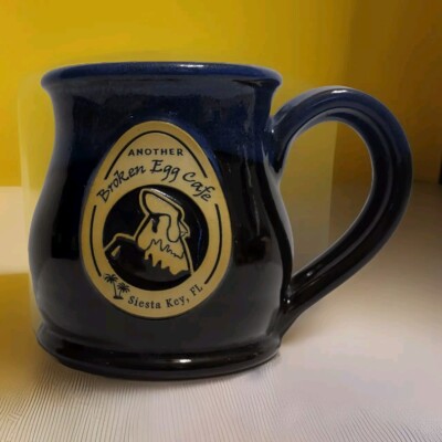 2018 Deneen Pottery Coffee Mug ''Another Broken Egg Cafe'' Siesta Key Florida