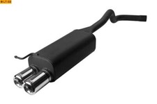 Ulter Sportauspuff 2 x 80mm eingerollt - Skoda Roomster ab 06 1.2l bis 1.6l und 