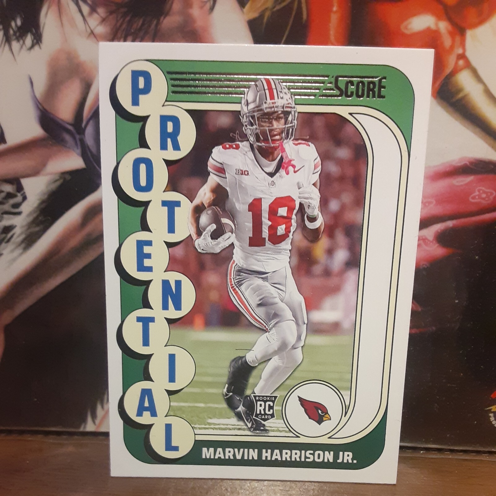 2024 Score - Protential Marvin Harrison Jr. #16 Red (RC)