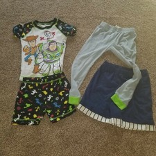 Set Of 4 Boys Size 6 Disney Toy Story Forky, Buzz, Woody Pajama Set Others