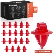 A-Premium 20x 17mm Nylon Fender Moulding Fasteners Clips for Toyota Tacoma 01-12