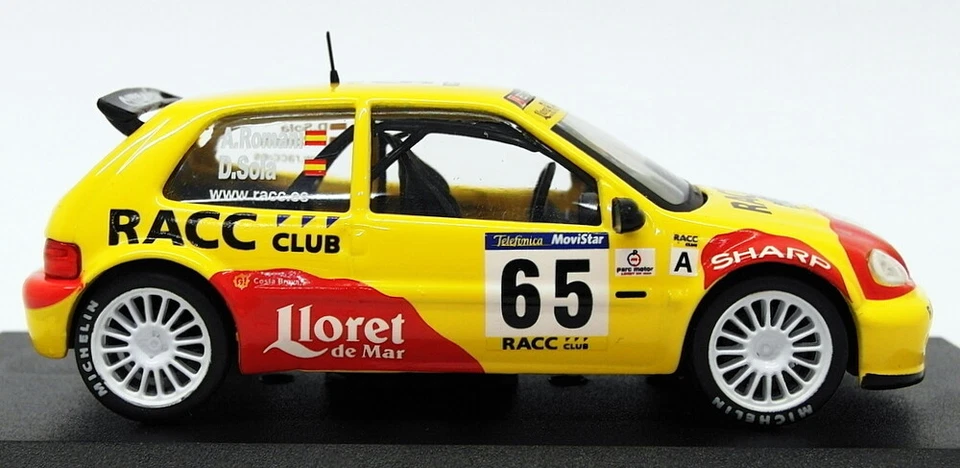 Altaya escala 1/43 AL31319V - Citroen Saxo S1600 - Rally de Cataluña 2002 Foto 3 de 4