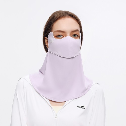 Anti-UV Facemask UPF 50+ Veil Breathable Tech Fabric Washable Face Cover *Blue* - Picture 15 of 16