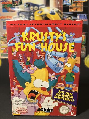 NINTENDO NES || KRUSTYS FUN HOUSE IN OVP || GARANTIE & BLITZVERSAND ||