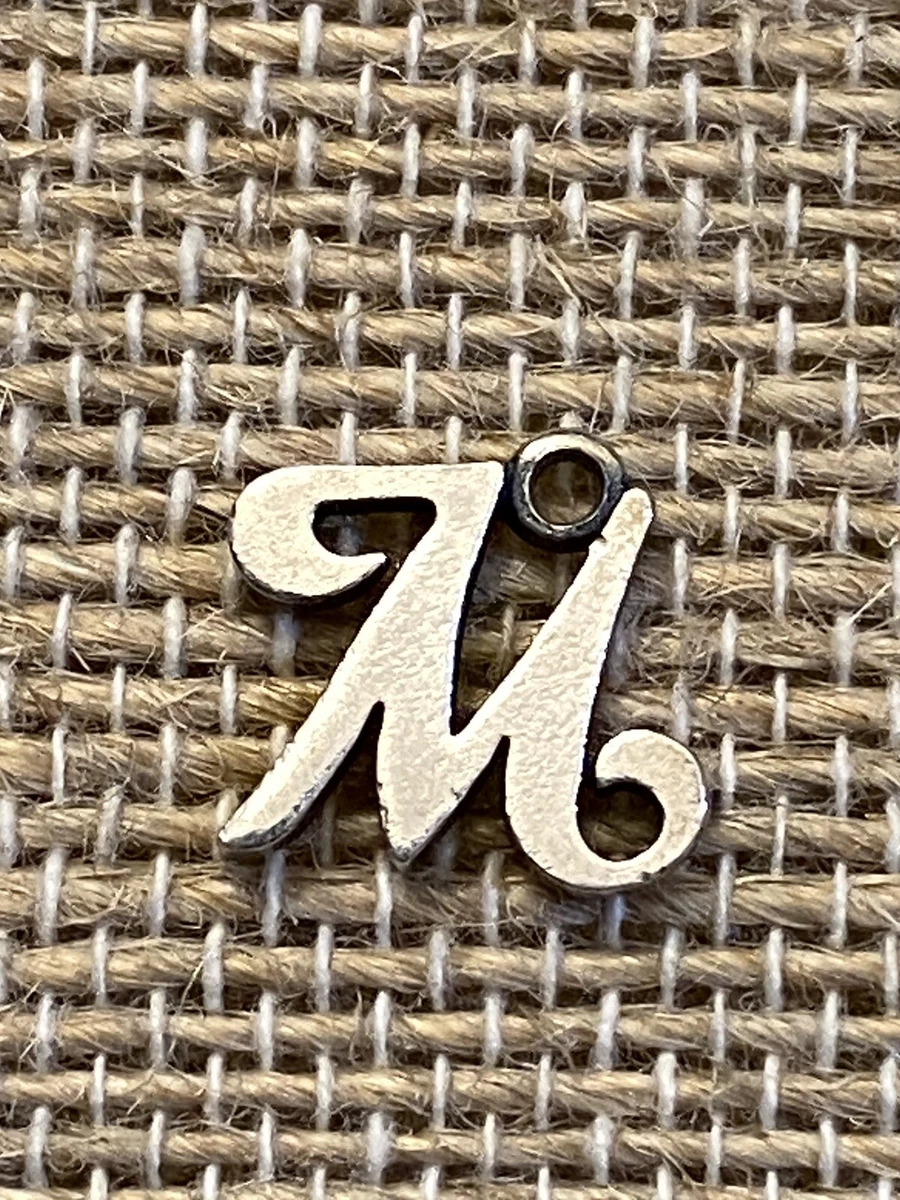 James Avery Sterling Silver Script Initial Bracelet or Necklace Charm