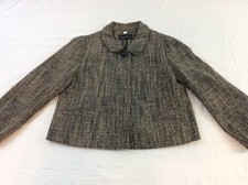 Banana Republic Womens Size 8 Carmel Brown Tweed Blazer EUC