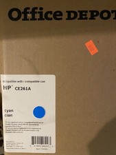 Office Depot HP CE261A Cyan LaserJet Toner Cartridge