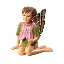 Flower Fairy Ruprechtskraut Deko Figur Elfe Fee Blumenkind NEU in Box