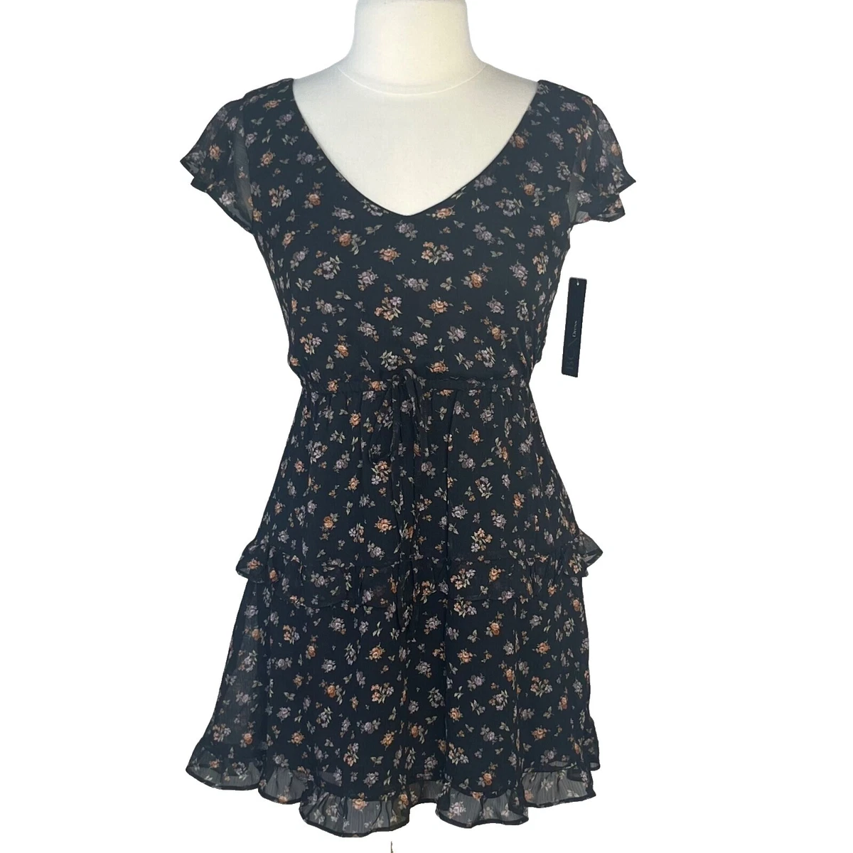 white christmas dresses Bcx Women's Black Sequin Dress Size L