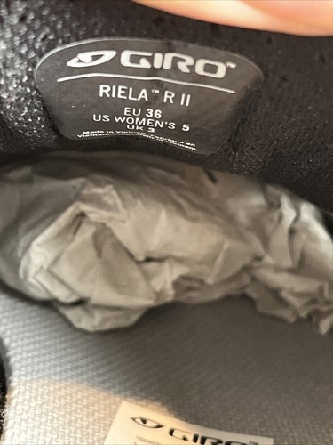 Giro Riela R ll Womens Mountain Cycling Shoe Black Size 5 Euro 36 UK 3 - 第 11/11 張圖片