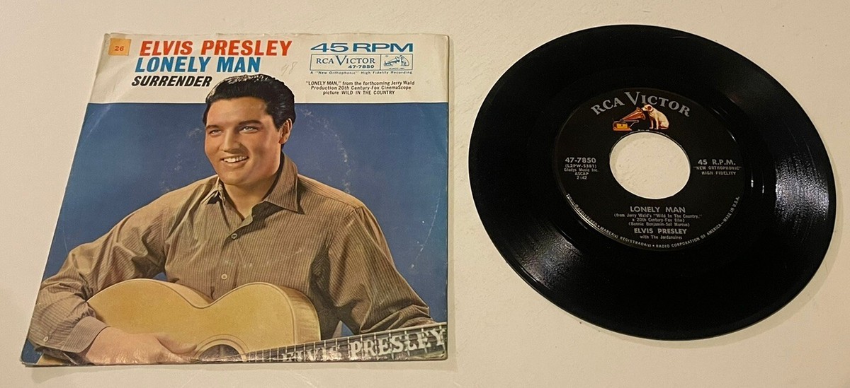 1961 Elvis Presley 45 - Surrender / Lonely Man, PS, VG/VG++ | eBay