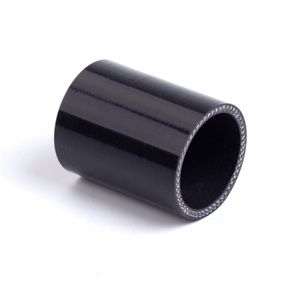 3'' 76 mm Silicone Straight Hose Coupler Turbo Intercooler Pipe Hose Black